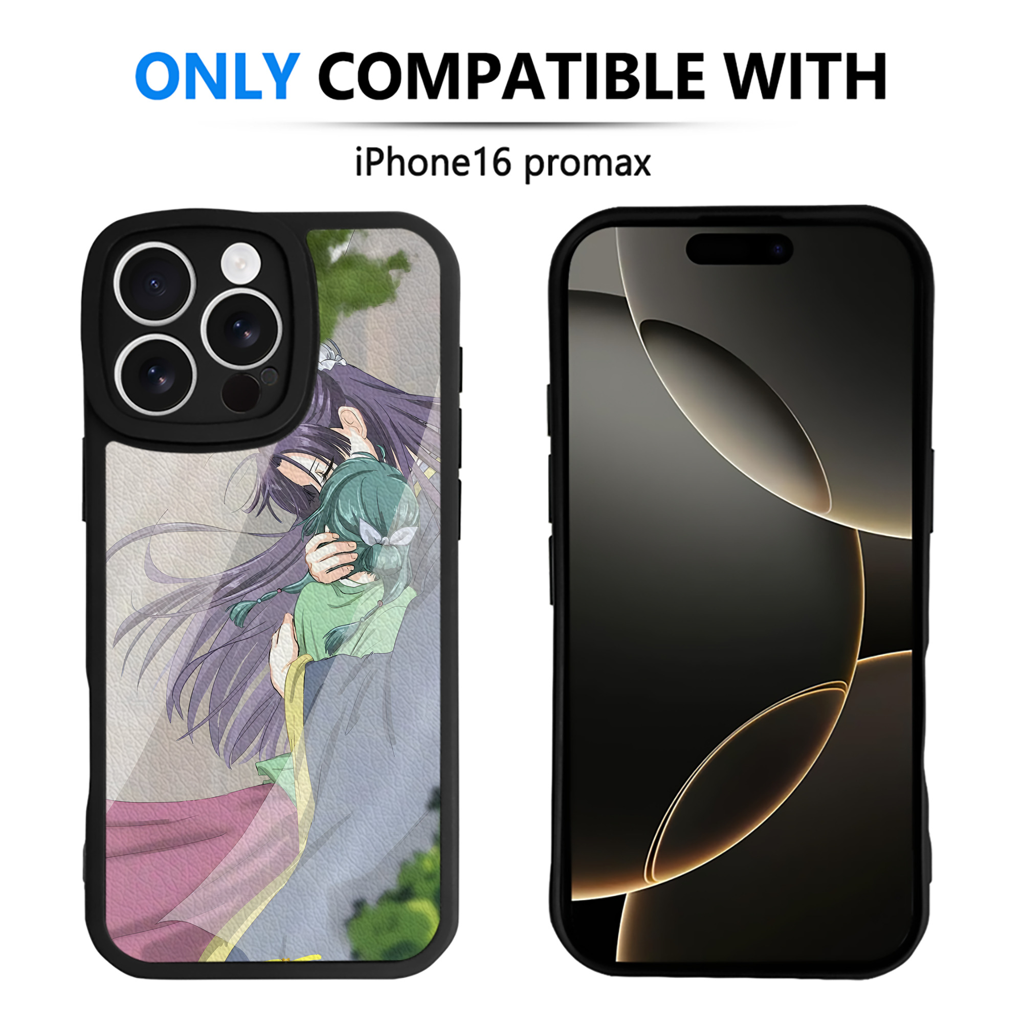 （画像用） 薬屋のひとりごと The Apothecary Diaries 【iPhone 16シリーズ対応】シリコンスマホケース（レザー調） 材質：シリコン